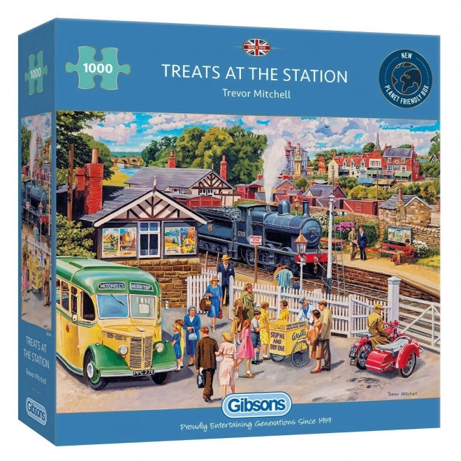 GIBSONS Puzzle Przekąski na dworcu 1000 elementów