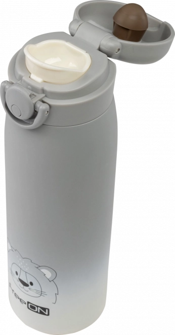 FreeON dziecięcy termos ze stali nierdzewnej 480 ml - Szary