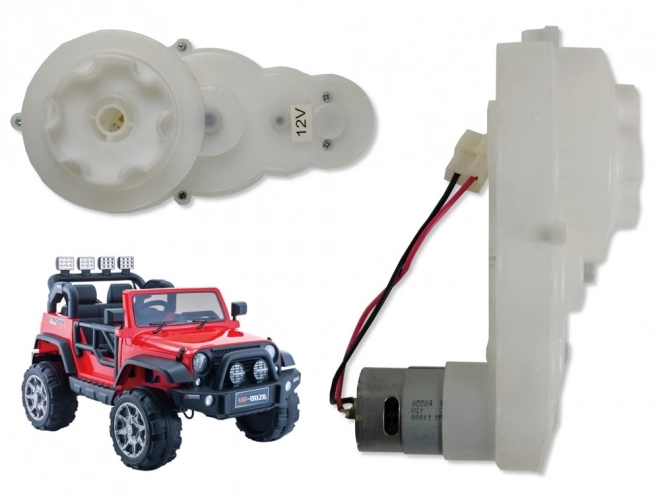 Silnik + skrzynia biegów 12V 11000RPM do pojazdu HP012