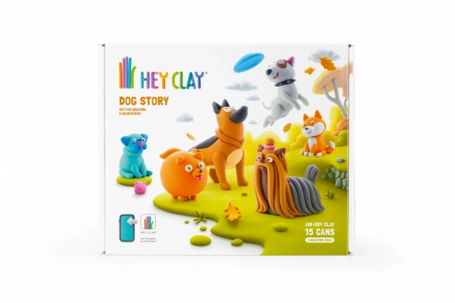 Hey Clay: Historia psów - zestaw mas plastycznych
