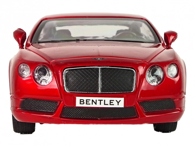 Czerwony model Bentley 1:24 z napędem ciernym