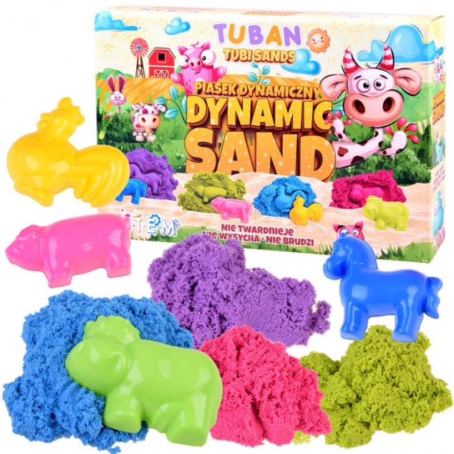 Dynamiczny piasek zestaw Farma