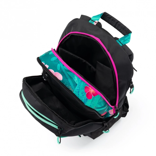 Plecak studencki + piórnik OXY Sport Tropic