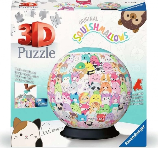RAVENSBURGER 3D Puzzleball Squishmallows 72 części