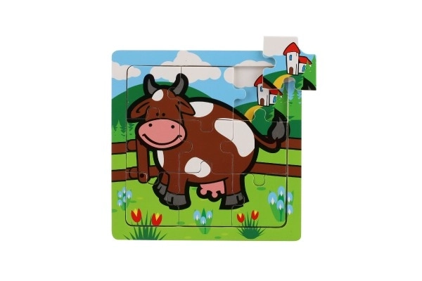Mini puzzle Moje pierwsze zwierzątka - 9 elementów