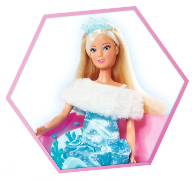 Lalka Steffi z koniem Snow Dream