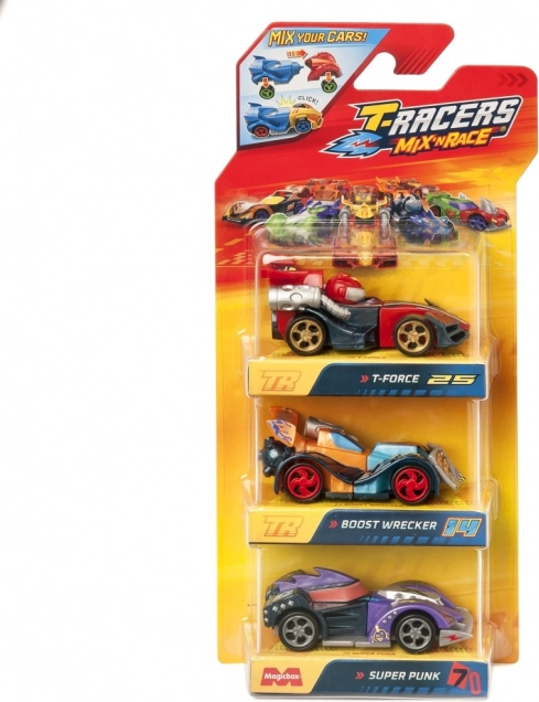 T-Racers Mix 'N Race samochody 3 szt.