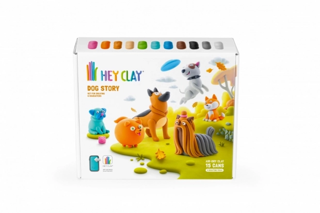 Hey Clay: Historia psów - zestaw mas plastycznych