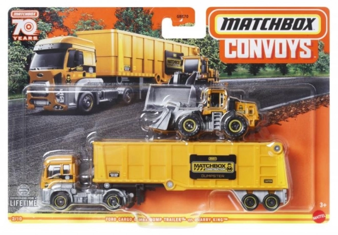 Pojazd transportowy + samochodzik Matchbox Convoys