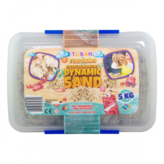 Piasek dynamiczny 5 kg w praktycznym pudełku