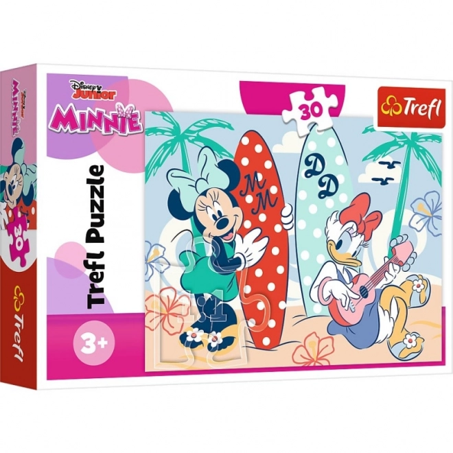 Puzzle Kolorowa Minnie 30 elementów