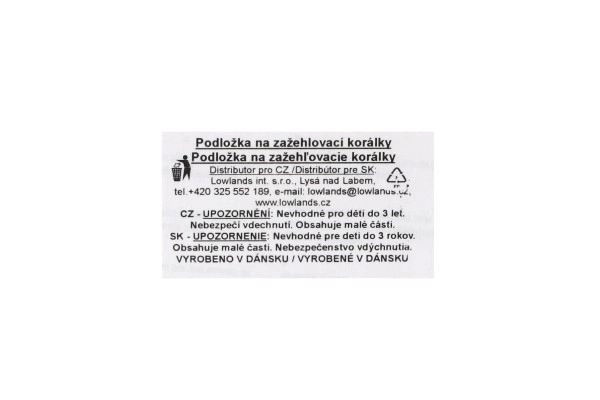 Podkładka na koraliki do prasowania Hama MIDI słoń, pingwin, piesek plastik 3 sztuki na karcie 12x18x3cm