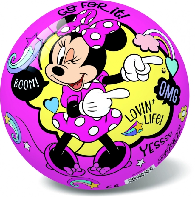 Piłka różowa i fioletowa z Disney Minnie