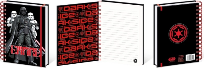 Star Wars notes z ringami A5 – Ciemna Strona