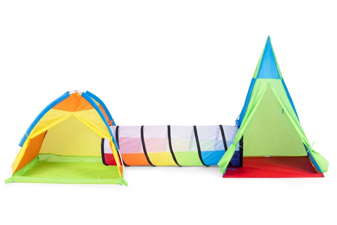 Dziecięcy plac zabaw namiotowy 3 w 1 igloo tipi tunel IPLAY