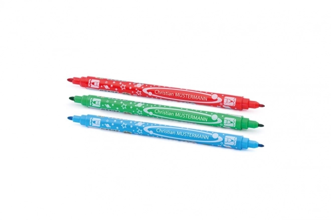 Dwustronne markery Superstars Duo 24 sztuk