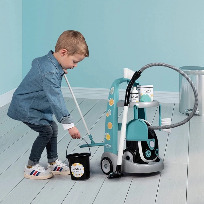 Smoby wózek do sprzątania z odkurzaczem dla dzieci