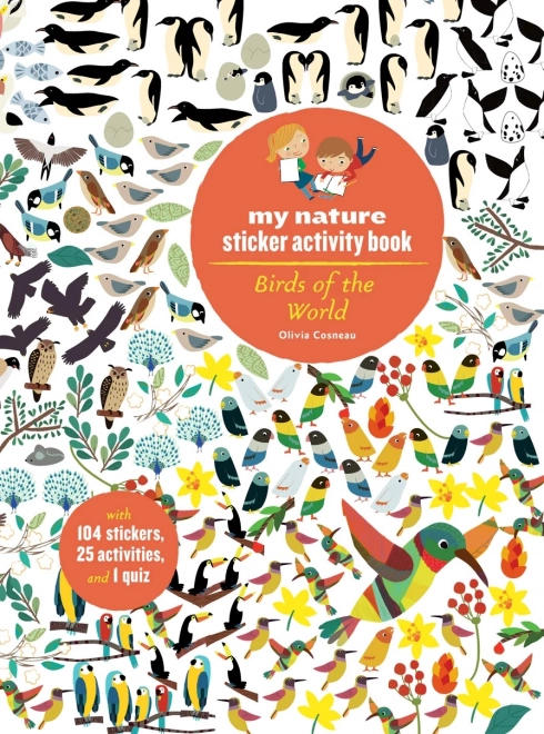 Chronicle Books Książka zadań z naklejkami natura Ptaki świata