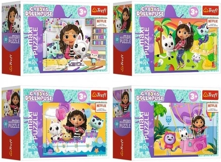 Minipuzzle Gabby – kolorowy dzień