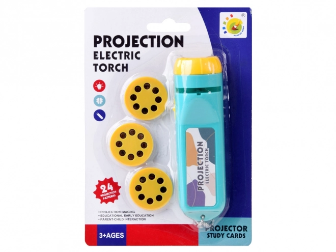 Dziecięcy projektor z latarnią i 24 obrazkami
