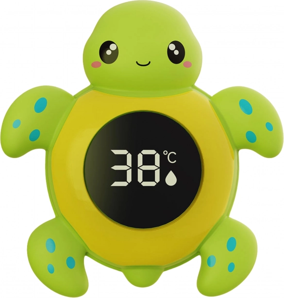 Dzieci99y termometr kąpielowy żółw 2w1 do pomiaru temperatury wody i pomieszczenia