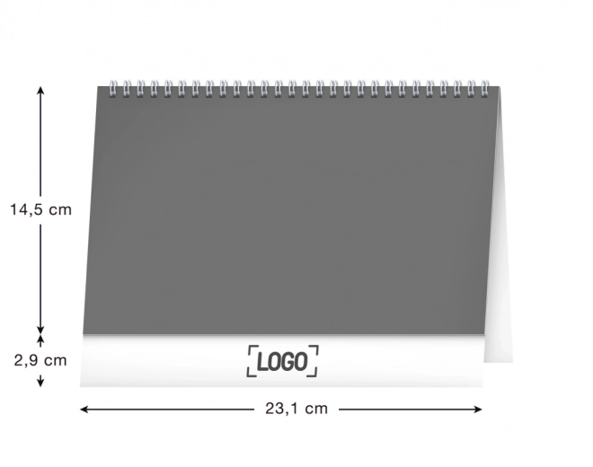 NOTIQUE Kalendarz biurkowy Ogrodnik 2025, 23,1 x 14,5 cm