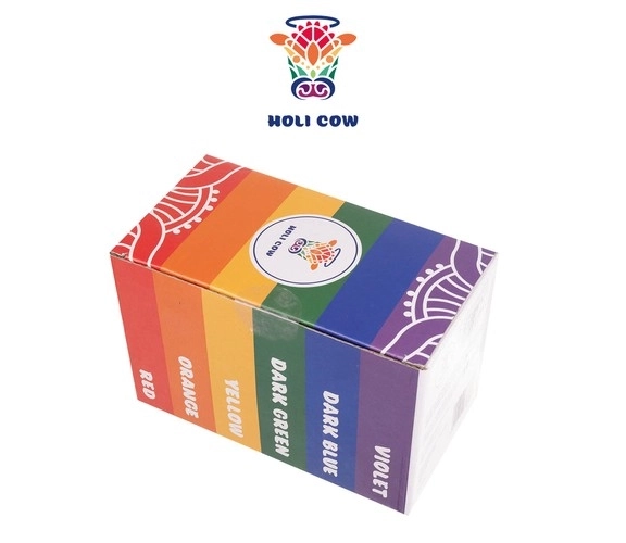 Kolorowy proszek Holi - 6 x 100 g