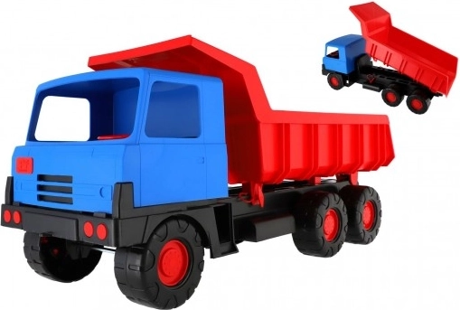 Plastowa ciężarówka z wywrotką 75 cm – Czerwony