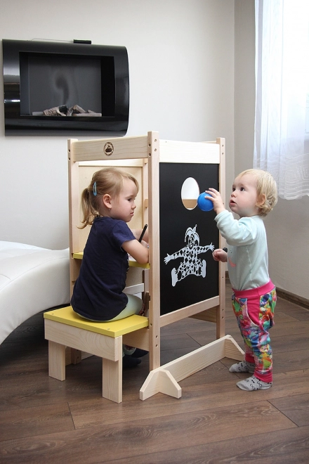 Wielounctionalne drewniane wie7c1 edukacyjna