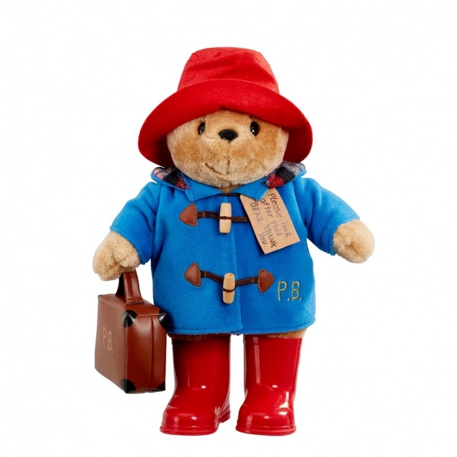 Tęczowy Pluszowy Paddington z butami i walizeczką