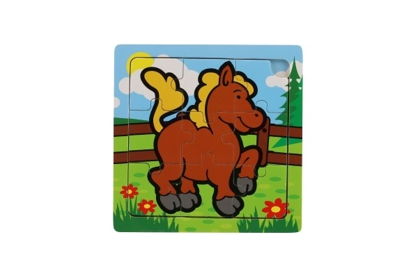 Mini puzzle Moje pierwsze zwierzątka - 9 elementów