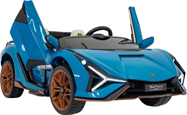 Dziecięcy elektryczny samochodzik Lamborghini Sian 24V – Niebieski