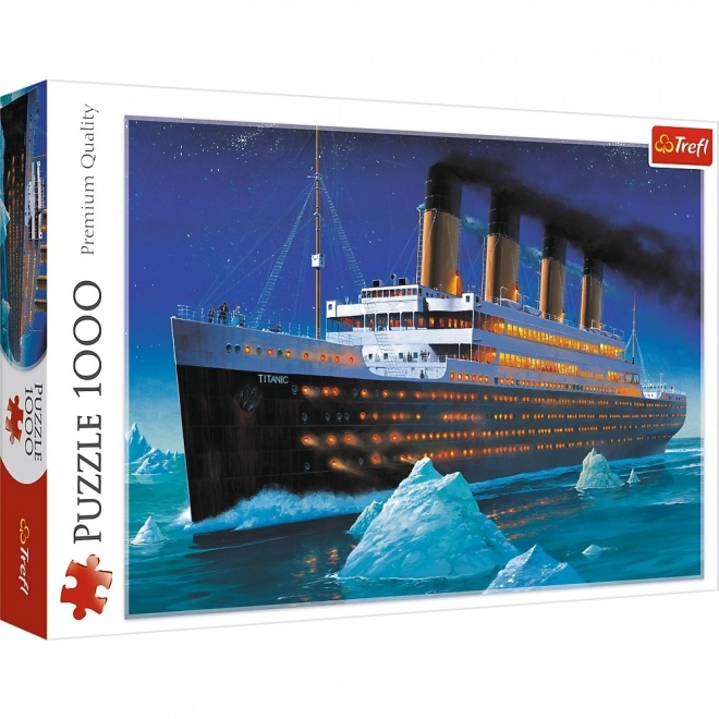 Puzzle Titanic 1000 elementów w pudełku 40x27x6cm