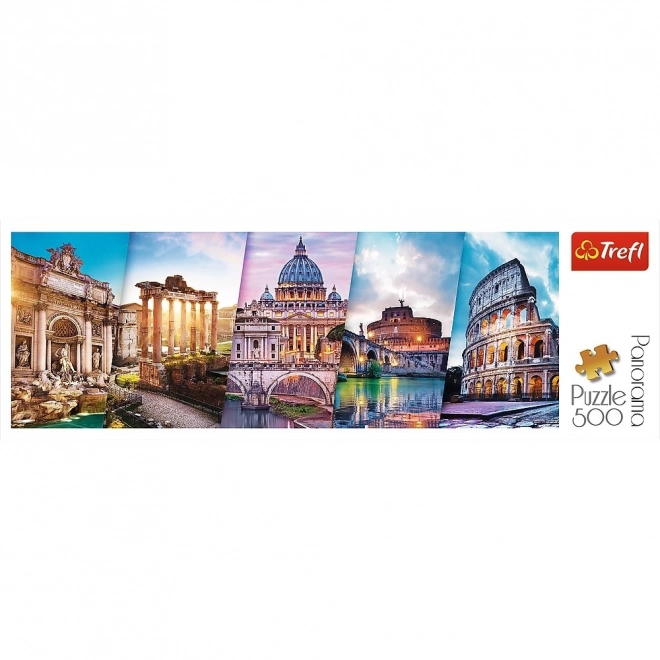 Panoramiczne puzzle 500 elementów - Podróż do Włoch