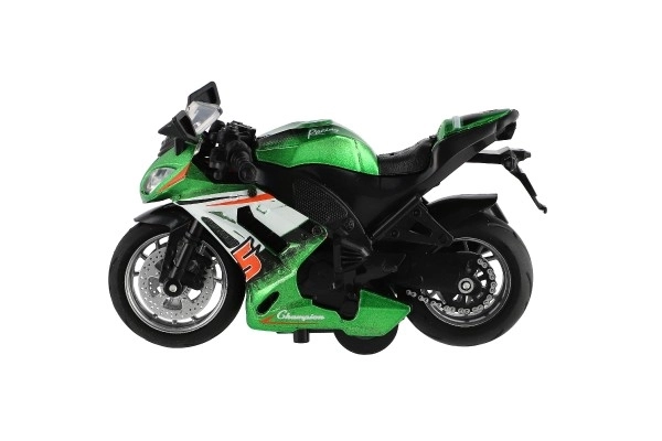 Wyścigowy motocykl z napędem wstecznym ze światłem i dźwiękiem