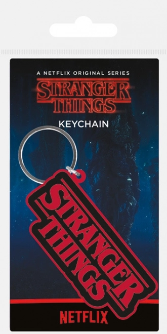 Breloczek gumowy, Stranger Things - logo