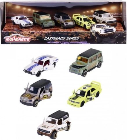 Zestaw upominkowy metalowych autek CastHeads Series 1:64 (5 szt.)