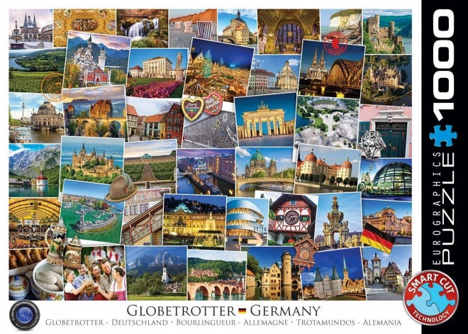EUROGRAPHICS Puzzle Światowiec - Niemcy 1000 elementów