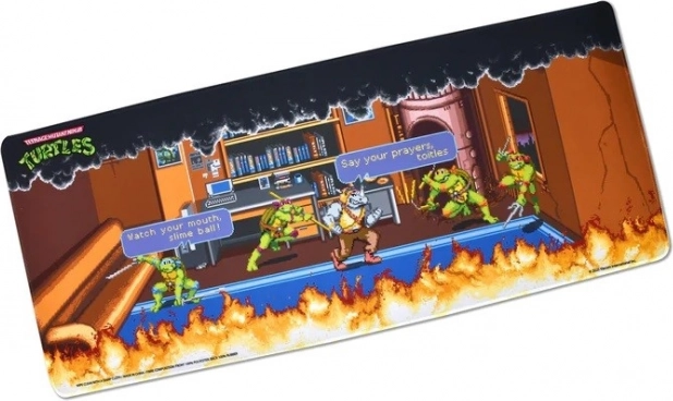 Mata gamingowa Ninja Żółwie 30 × 80 cm