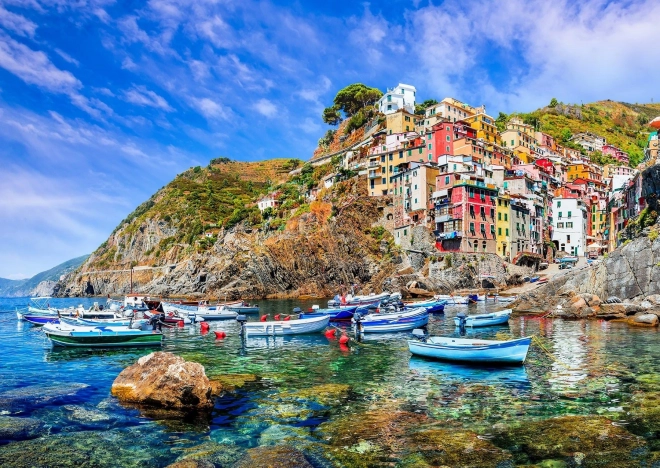 Puzzle Riomaggiore, Cinque Terre, Włochy 1000 kawałków