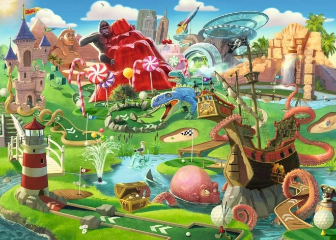 Ravensburger puzzle Minigolfowy raj XXL 500 elementów