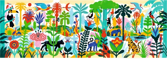 Puzzle DJECO Dżungla 100 elementów