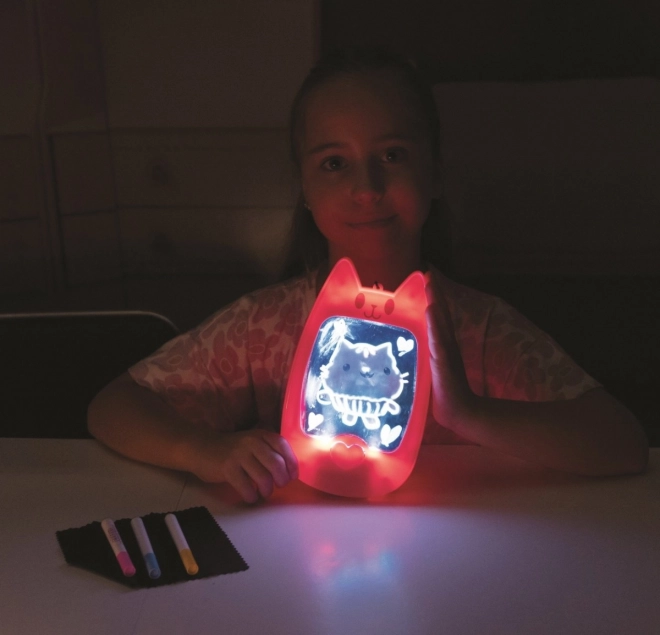 Gabi Przenośna podświetlana tablica Cat House