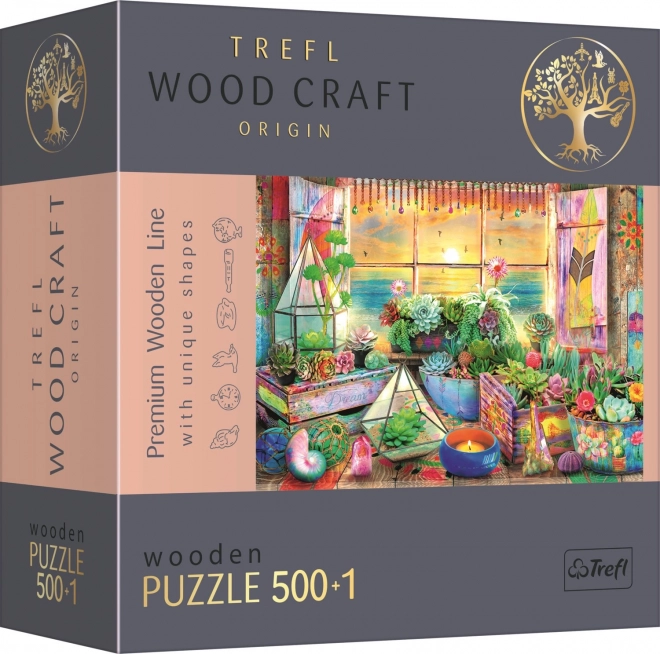 Układanka TREFL Wood Craft Origin Domek na plaży 501 elementów