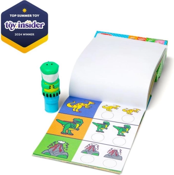 Książeczka z naklejkami STICKER WOW – dinozaury