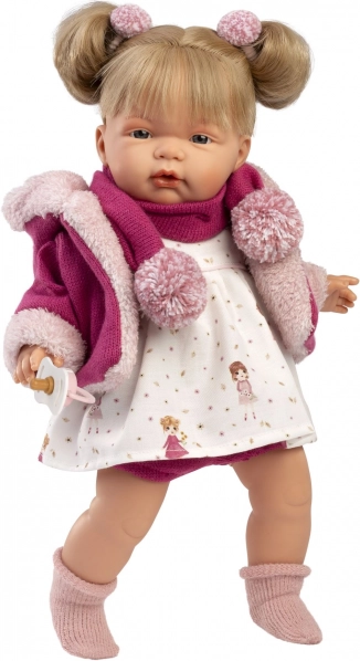 Llorens Joelle - realistyczna lalka z dźwiękami 38 cm