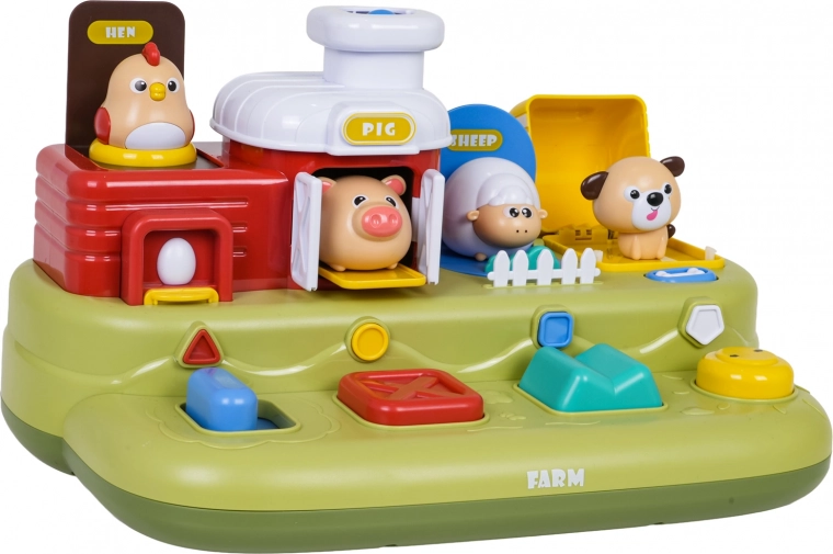 Wyskakujące zwierzątka do nauki zasady przyczyna–skutek