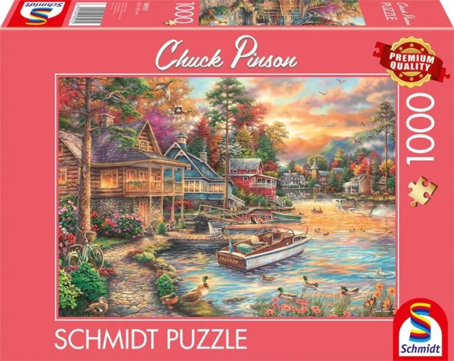 Puzzle Wieczór nad brzegiem 1000 elementów