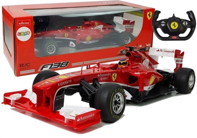 Wyścigowy samochód Formuły 1 Ferrari F138 czerwony 1:12