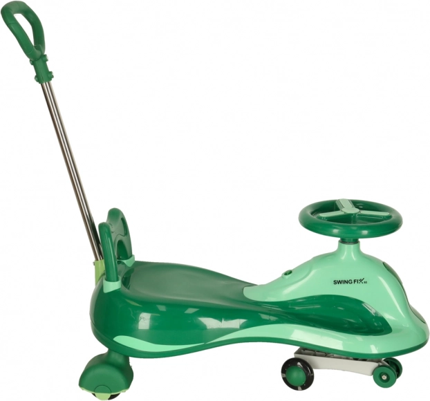 Zielony jeżdżący zabawka Swing Fix dla dzieci